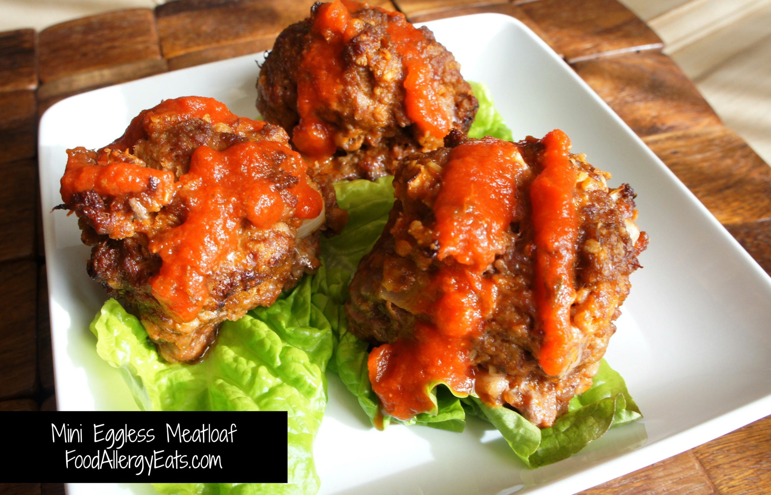Mini Eggless Meatloaf